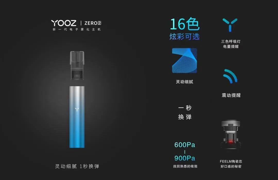 YOOZ柚子雾化温度区间280-320℃